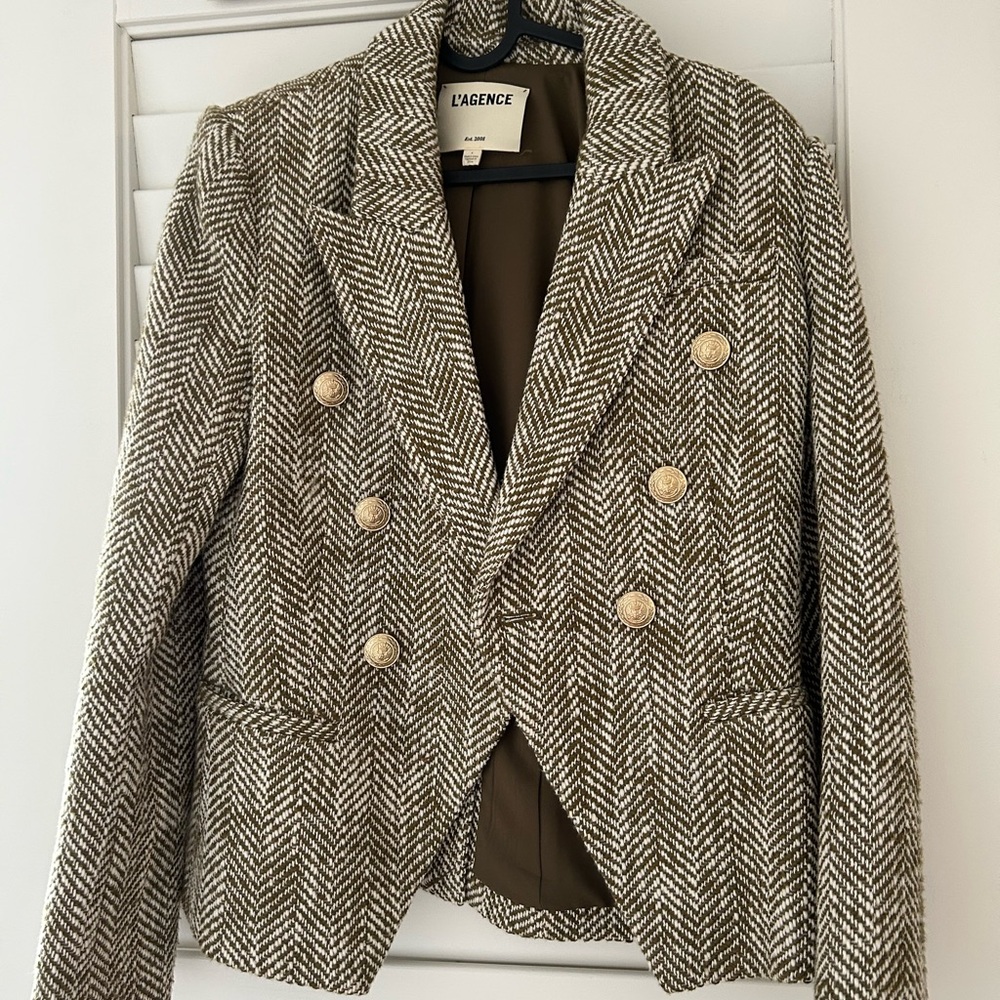 L'AGENCE Marie Double Breasted Blazer